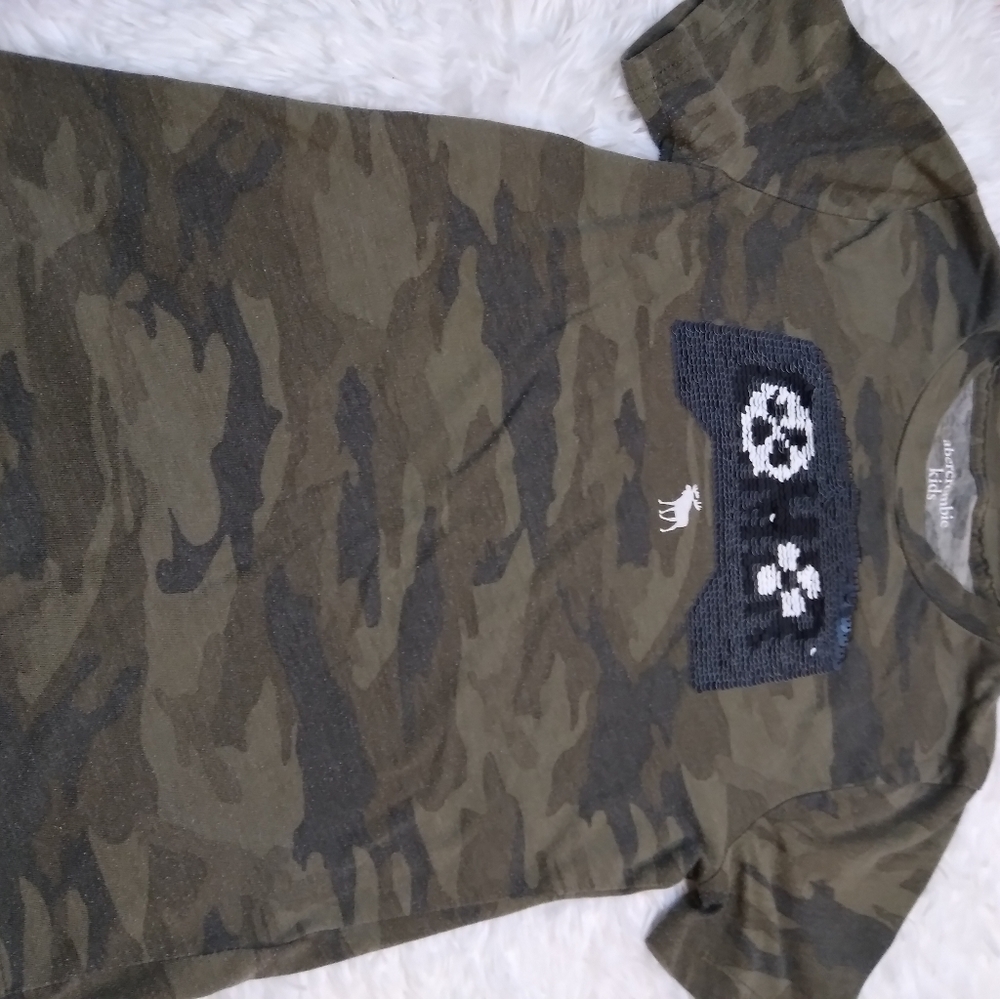 Abercrombie kids Unisex size 9/10 custom bundle of 3 shirts short & long sleeve - Picture 2 of 13